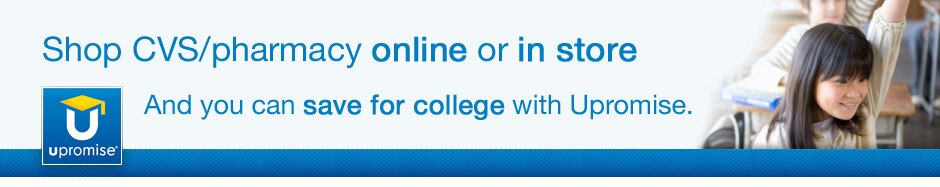 Shop Online at CVS/pharmacy and we will contribute to your college savings.