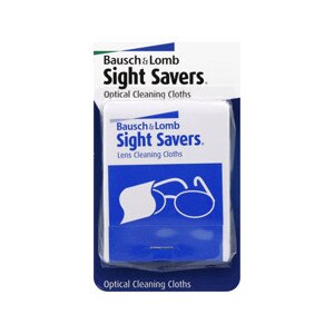 Bausch & Lomb Sight Savers Twin Pack Cleaning Cloths