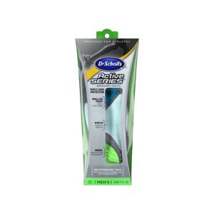 Dr. Scholls Active Series Men's Replacement Insoles, Size 7.5-10