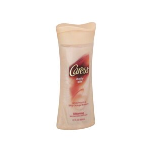 Caress Daily Silk Silkening Body Wash, White Peach & Silky Orange Blossom