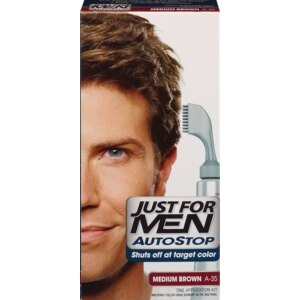 Just for Men AutoStop Hair Color, Medium Brown A-35