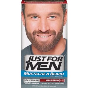 Just For Men Color Gel Mustache/Beard/Sideburns 90 Medium Brown