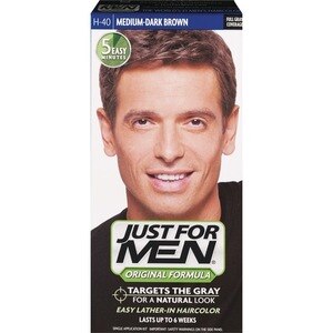 Just For Men Hair Color 40 Medium Dark-Brown