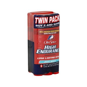 Old Spice High Endurance Deodorant Long Lasting Stick Pure Sport Twin Pack