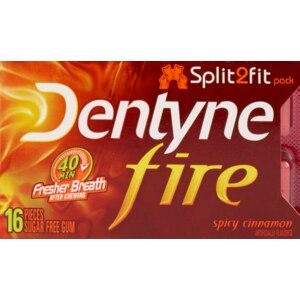 Dentyne Fire Split2Fit Spicy Cinnamon Gum