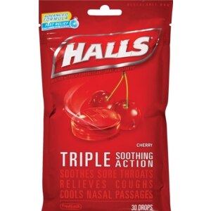 Halls Mentho-Lyptus Drops Cherry