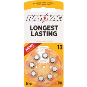 Rayovac Hearing Aid Batteries Size 13
