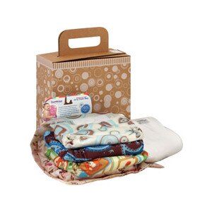 Bumkins Diaper Bundle Kit Girl Assorted 3 Pack Medium (12-22 lbs)
