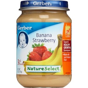 Introduction to Solid Foods Gerber Lil' Bits Baby Cereal 3 Flavor Variety Bundle: (1) Lil' Bits Oatmeal Banana Strawberry, (1) Lil' Bits Whole Wheat Cereal Apple Blueberry, (1) Lil' Bits Oatmeal Apple Cinnamon Cereal, 8 Oz.