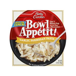 Betty Crocker Bowl Appetit Garlic Parmesan Pasta