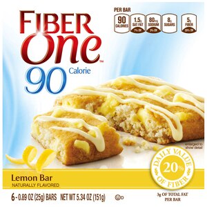 Fiber One 90 Calorie Lemon Bar