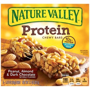 Nature Valley Protein Chewy Bars Peanut, Almond, & Dark Chocolate