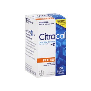 Citracal Petites Calcium Citrate Formula + D3 Coated Tablets