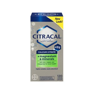 Citracal - Citrato de calcio con vitamina D y magnesio, tabletas recubiertas
