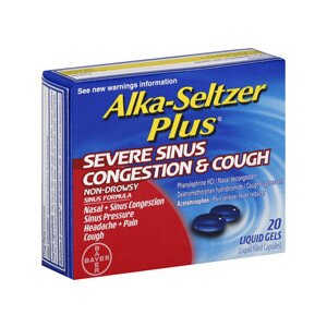 Alka-Seltzer Plus Severe Sinus Congestion & Cough Liquid Gels
