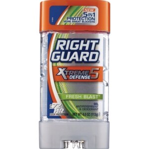 Right Guard Total Defense 5 Power Gel Antiperspirant & Deodorant Fresh Blast