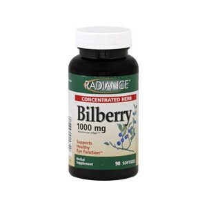 Radiance Bilberry Softgels 1000 mg