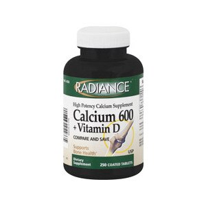 Radiance Calcium 600 & Vitamin D Coated Tablets