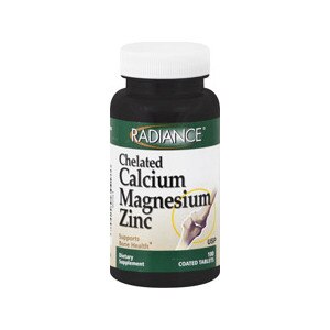 Radiance Chelated Calcium Magnesium Zinc Coated Tablets