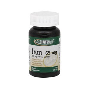 Radiance Iron 65 mg Tablets