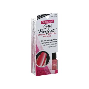 Nutra Nail Gel Perfect 5 Minute UV-Free Gel-Color Manicure, Pretty Pink 12336