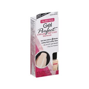 Nutra Nail Gel Perfect 5 Minute UV-Free Gel-Color Manicure, Sheer Natural 12752