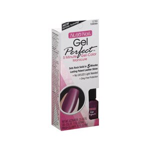 Nutra Nail Gel Perfect 5 Minute UV-Free Gel-Color Manicure, Torenia 12764