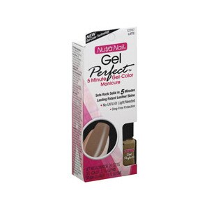 Nutra Nail Gel Perfect 5 Minute UV-Free Gel-Color Manicure, Latte 12787