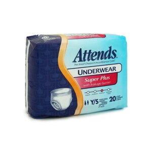Attends Pull-Ons Super Plus Absorbency (22-36 Inches) Youth/Small Heavy Protection Case