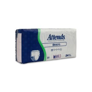 Attends Poly Back Briefs Regular (44-56 Inches) Case