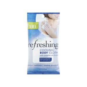 Ban Refreshing Cooling Body Cloth with Powder-Silk Finish, Invigorate