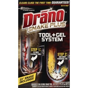 Drano Snake Plus Tool + Gel System