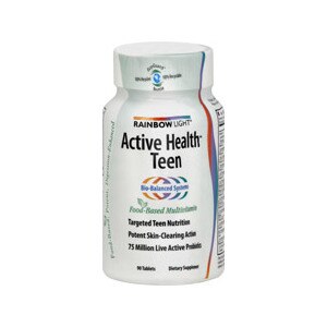 Rainbow Light Active Health Teen Multivitamin Tablets