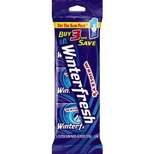 Wrigley's Winterfresh Gum, 3/Pack