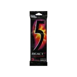 5 React Sugarfree Gum Fruit