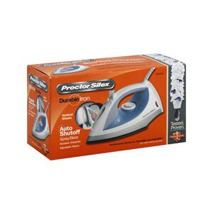Proctor Silex Durable Iron Auto Shutoff Nonstick Soloplate