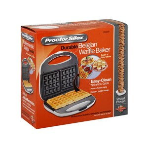 Proctor Silex Durable Belgian Waffle Baker Nonstick