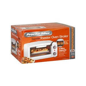 Proctor Silex Durable Toaster Oven Broiler 4 Slice Capacity Extra Large