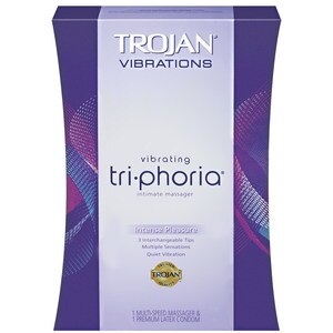 Trojan Vibrations Vibrating Tri-Phoria Intimate Massager