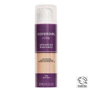 Covergirl Advanced Radiance Age-Defying Makeup Spf 10 125 Buff Beige
