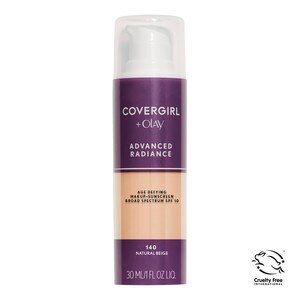 Covergirl Advanced Radiance Age-Defying Makeup Spf 10 140 Natural Beige