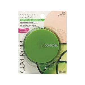 CoverGirl Clean Pressed Powder for Sensitive Skin Fragrance-Free Classic Beige 230
