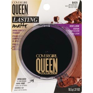 Covergirl Queen Lasting Matte Pressed Powder, Medium Deep Q425