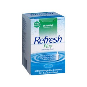 Refresh Plus Lubricant Eye Drops Single-Use Containers
