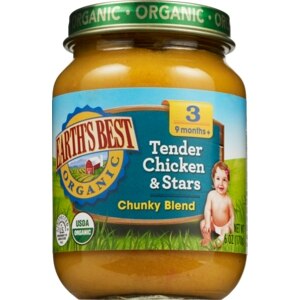 Earth's Best Organic Tender Chicken & Stars Stage 3