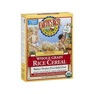 Earth's Best Organic Whole Grain Rice Cereal
