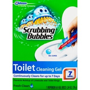 Scrubbing Bubbles Toilet Cleaning Gel, Fresh Clean