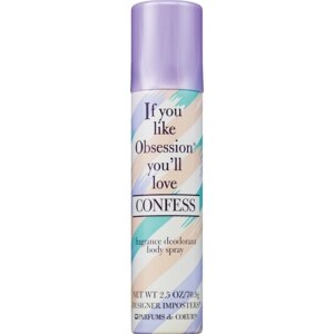 Fragrance Deodorant Body Spray, Confess