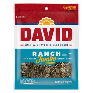 David Roasted & Salted Sunflower Seeds Ranch