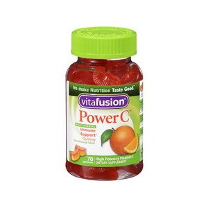 Vitafusion Power C Immune Boost Gummy Vitamins for Adults Absolutely Orange